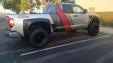 Lifted Silverado built by DSI