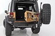 lifted JK Wrangler 2014 Dune color with Atlas bumpers from DSI