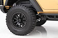 lifted JK Wrangler 2014 Dune color with Atlas bumpers from DSI