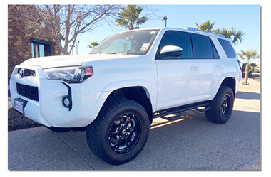 Lifted Silverado built by DSI