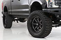 2014 ford f-150 dsi lifted truck with m1 fender flares