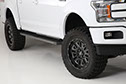 2014 ford f-150 dsi lifted truck with m1 fender flares