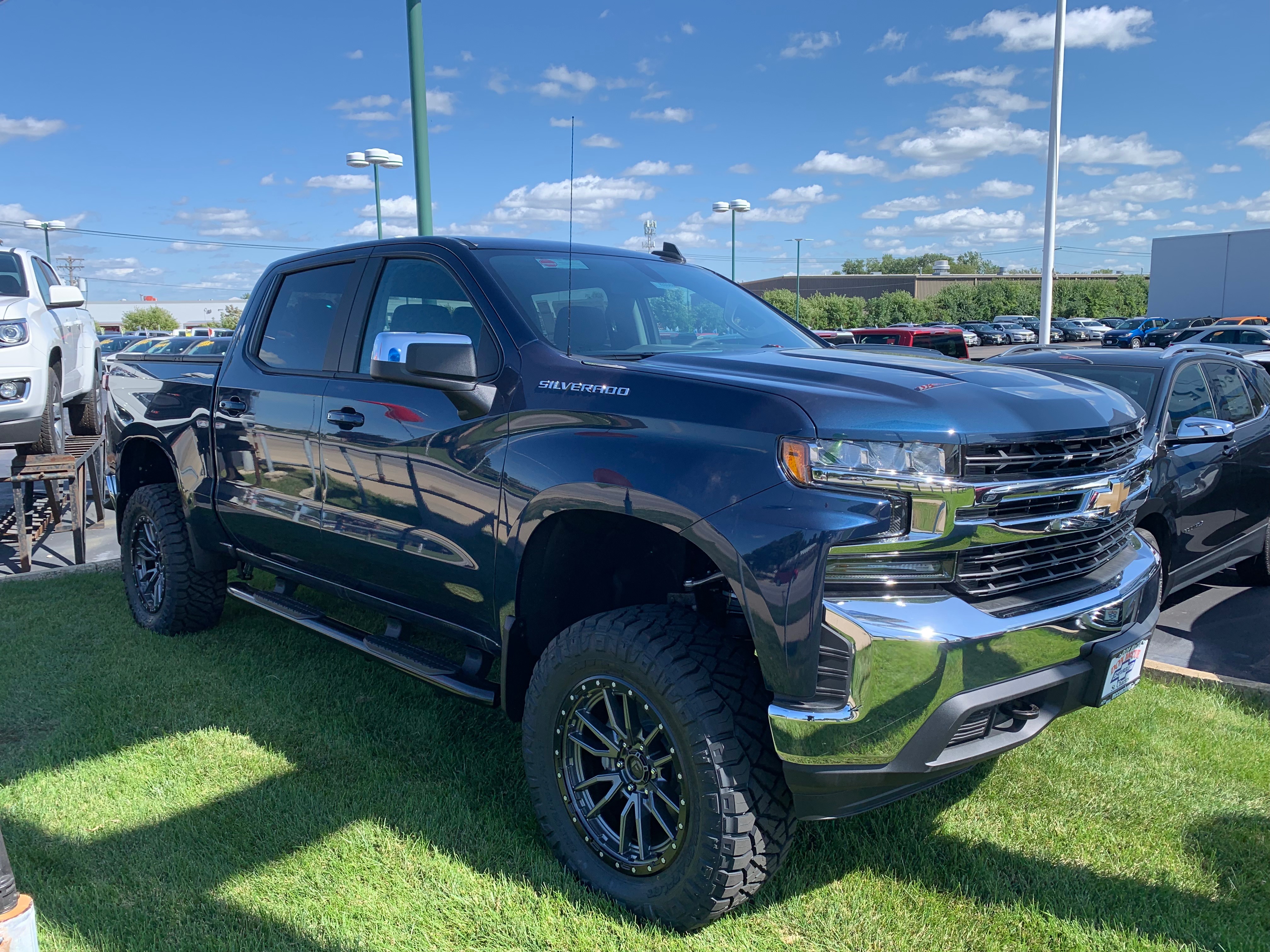 Lifted Silverado built by DSI