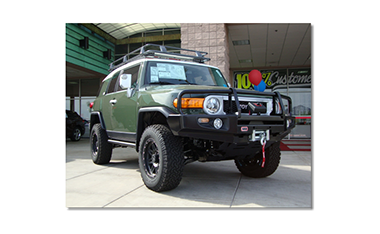 Lifted Silverado built by DSI
