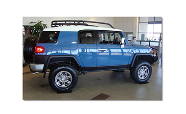 Lifted Silverado built by DSI
