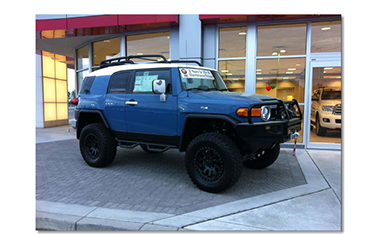 Lifted Silverado built by DSI