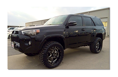 Lifted Silverado built by DSI