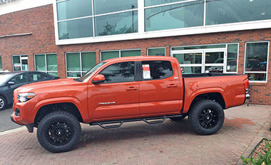 Lifted Silverado built by DSI