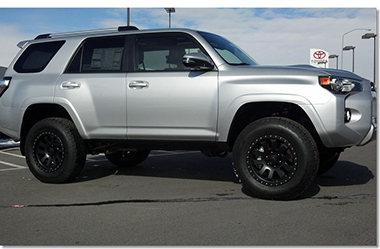 Lifted Silverado built by DSI