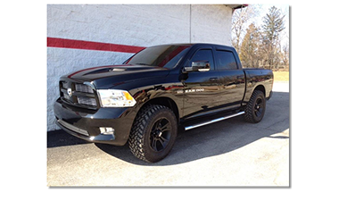Lifted Silverado built by DSI