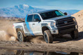 White 2014 Toyota Tundra lifted by DSI 
