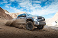 White 2014 Toyota Tundra lifted by DSI 